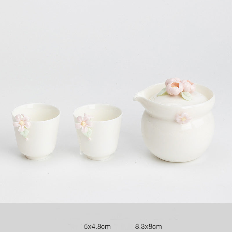 Spring Flower Pot • Ceramic Tea Set