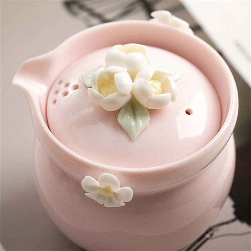 Spring Flower Pot • Ceramic Tea Set