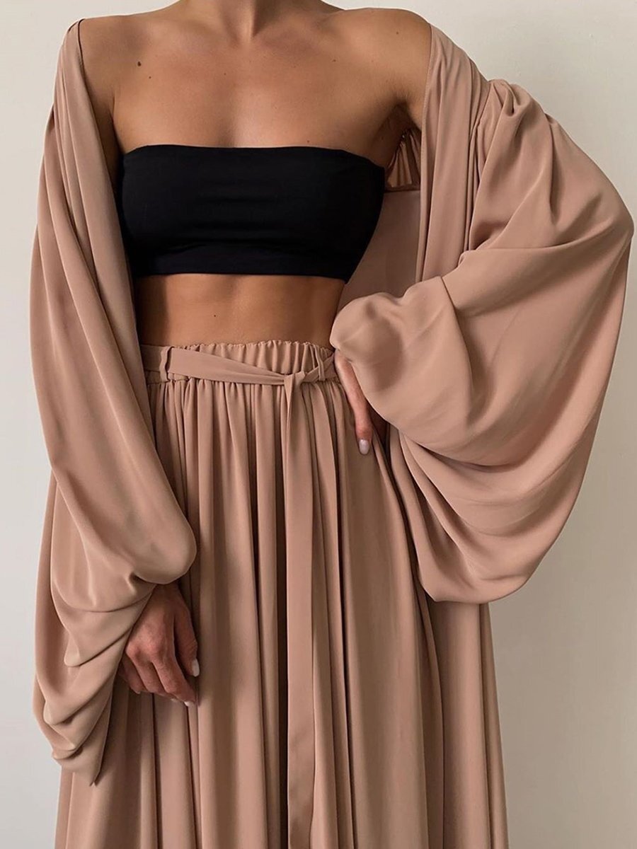 Loose Minimalist Set • Pants Top Robe