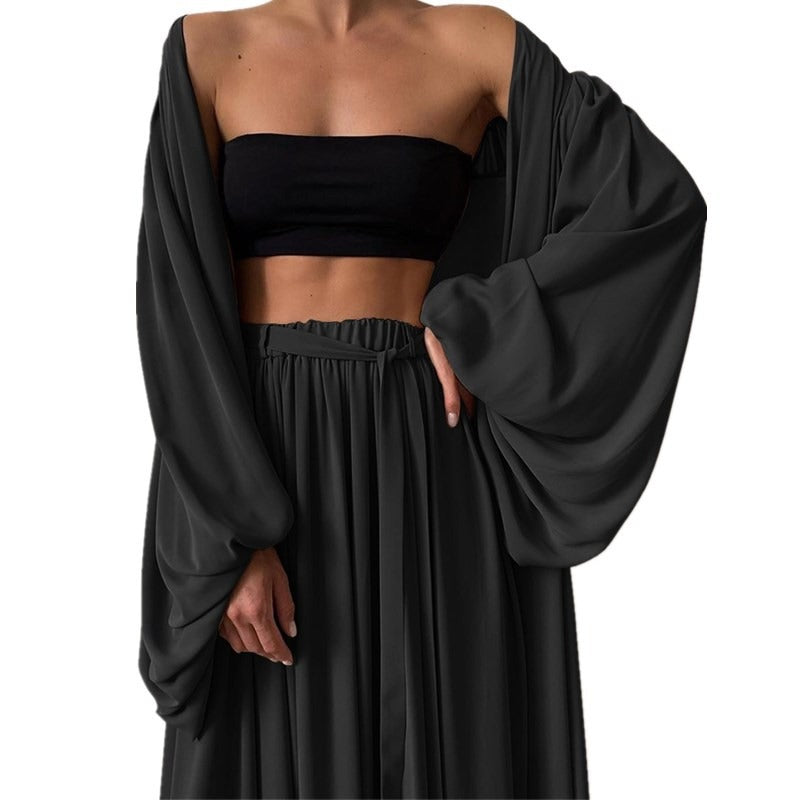 Loose Minimalist Set • Pants Top Robe