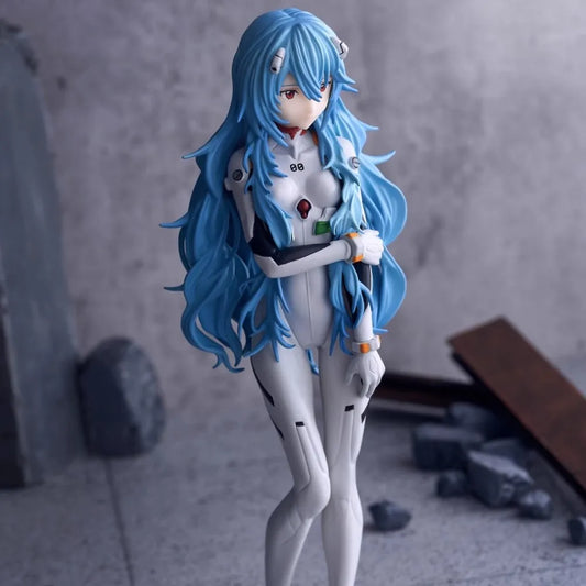 Rei Ayanami duge kose • Figura Evangelion