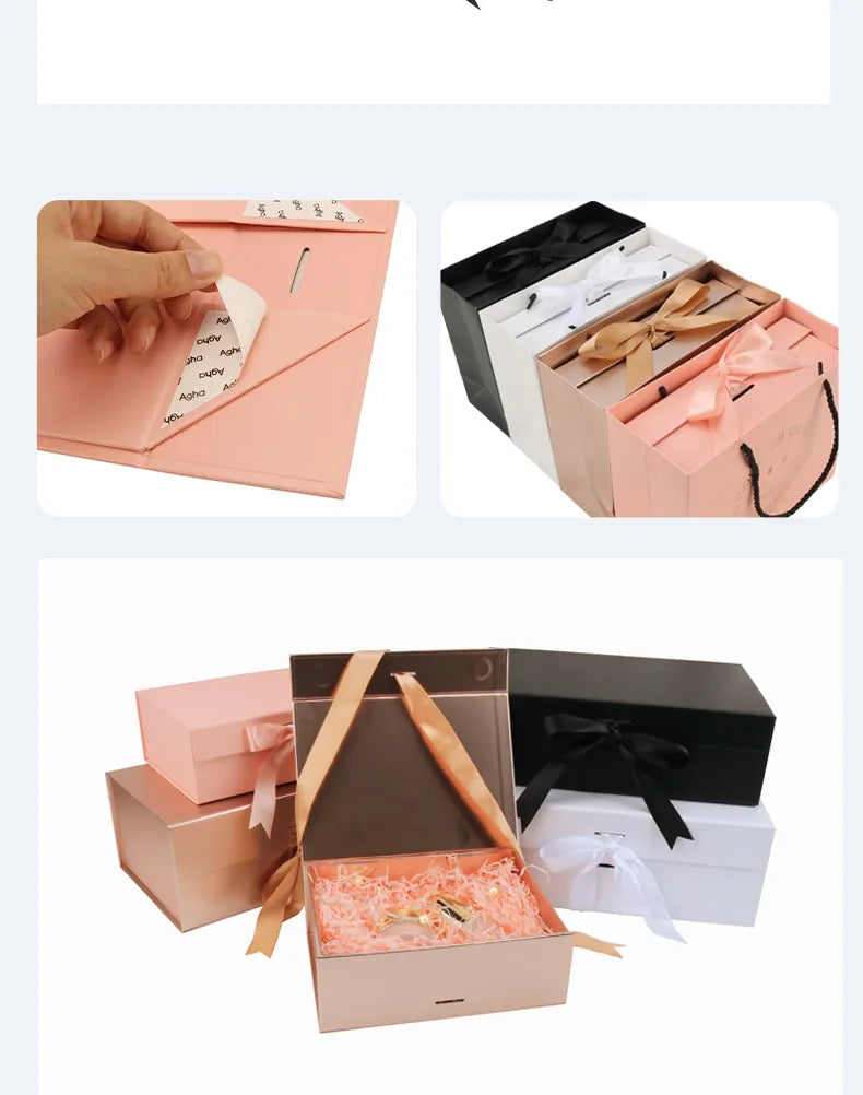 Ribbon Gift Box • Magnetic Flip Case