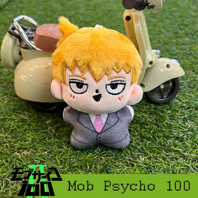 Shigeo & Arataka Key Chain Pendant • Mob Psycho Plush Doll