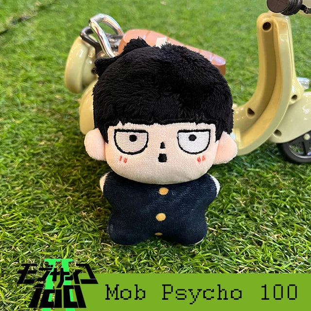 Shigeo & Arataka Key Chain Pendant • Mob Psycho Plush Doll