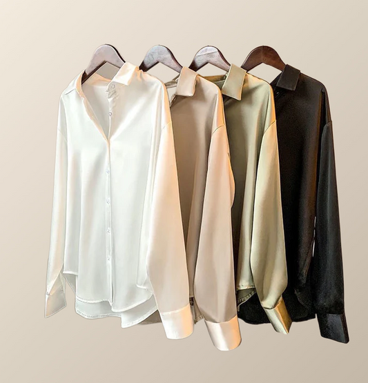 Silky Autumn Shirt • Inner Polyester Shirt