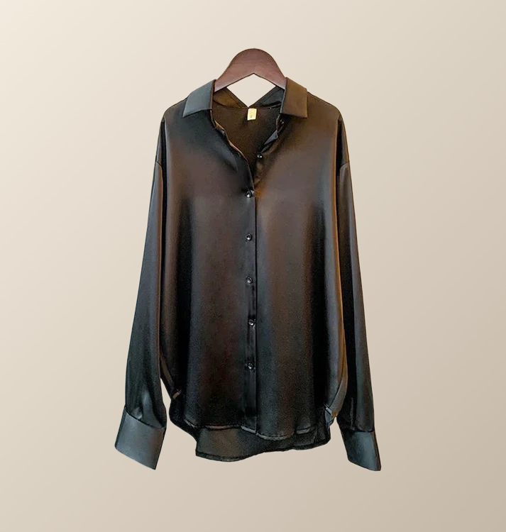 Silky Autumn Shirt • Inner Polyester Shirt