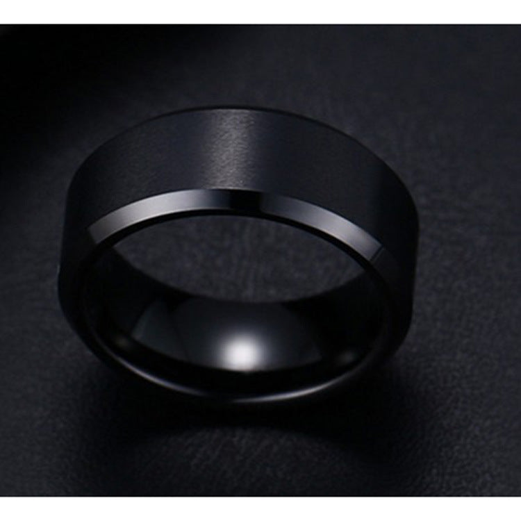 Highly Polished Steel Ring • Gold Silver Black Titanium Ring