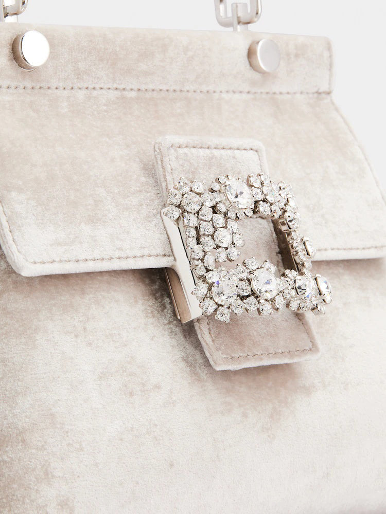 Chic Velvet Rhinestone Purse • High-Quality Designer Cross-body Bag