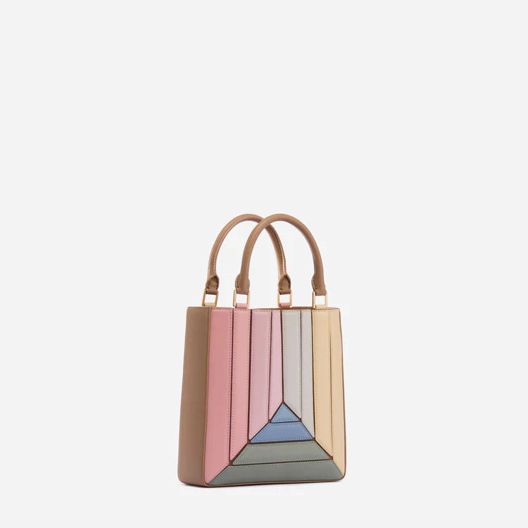 Gradient Grid Crossbody Bag • PU Leather Bag