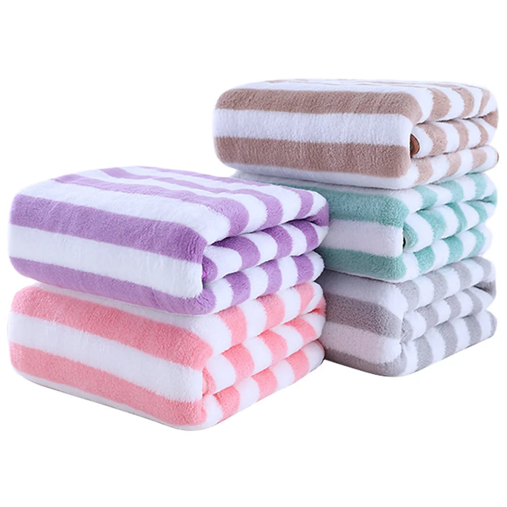 Simple Stripes Towels • Quick Drying Towel Sets