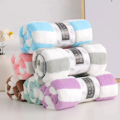 Simple Stripes Towels • Quick Drying Towel Sets